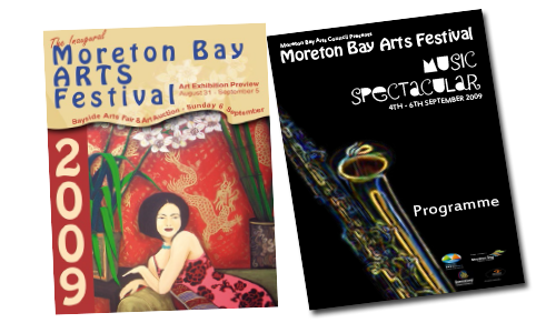 Moreton Bay Arts Festival booklet design